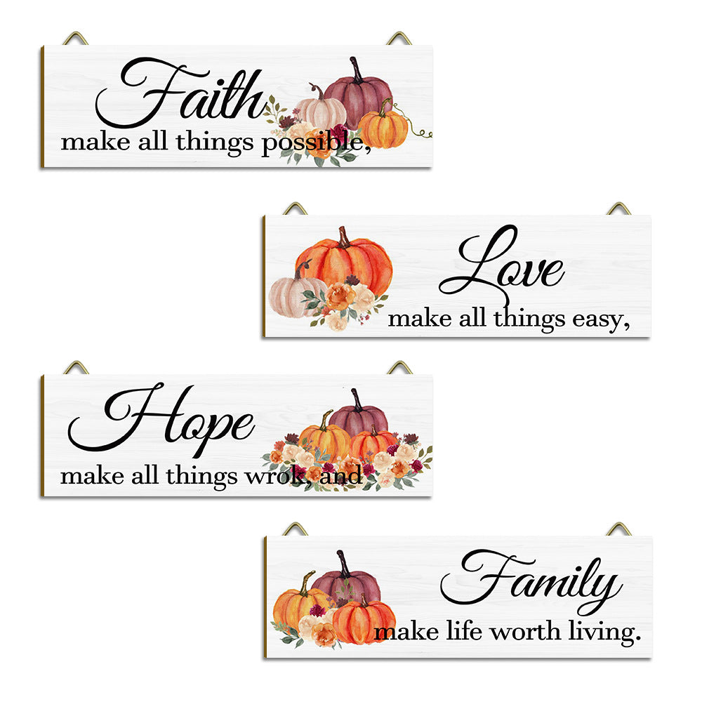 Wholesale Vintage Wooden Sign Wall Hanging Decoration for Home Decor