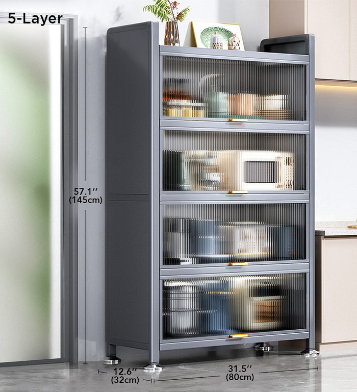 Heavy Duty Metal Multifunctional Kitchen Cabinet Storage Racks