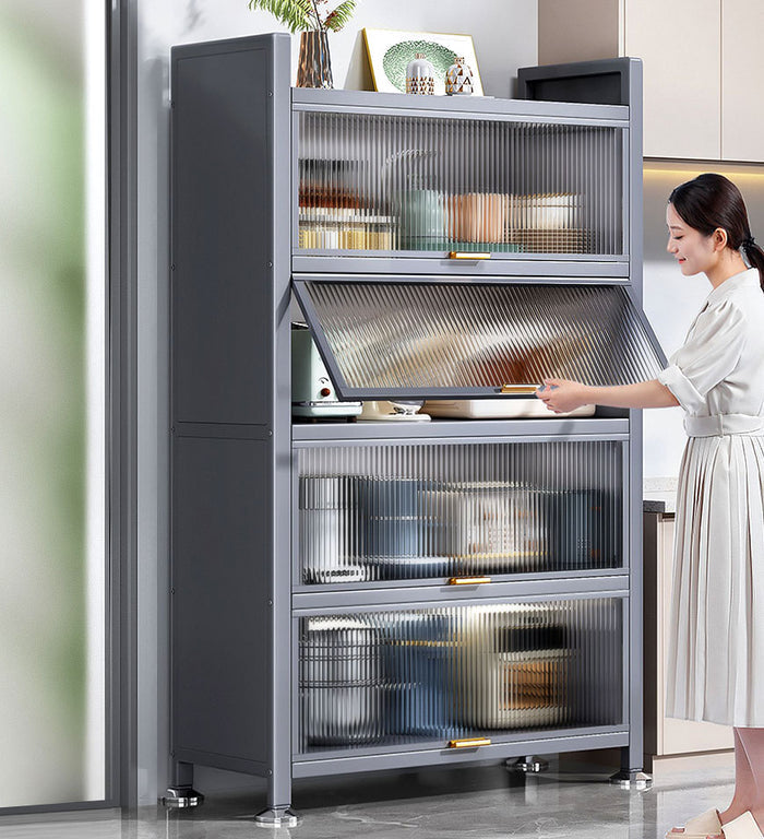 Heavy Duty Metal Multifunctional Kitchen Cabinet Storage Racks