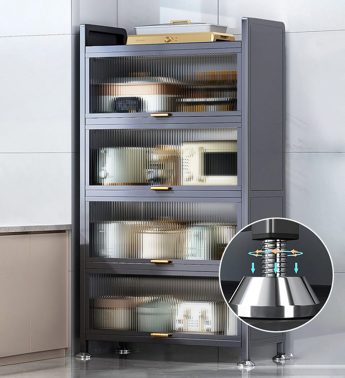 Heavy Duty Metal Multifunctional Kitchen Cabinet Storage Racks