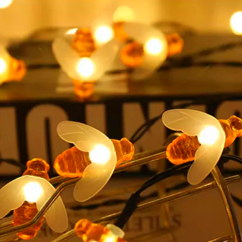 Wholesale LED Solar Bee String Lights Garden Lawn Outdoor Waterproof ...