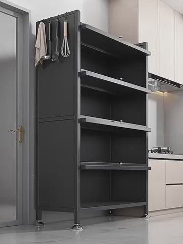 Heavy Duty Metal Multifunctional Kitchen Cabinet Storage Racks